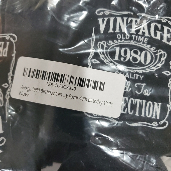 NWT Vintage Style 1980 Birthday Koozies - 12 Count - Picture 3 of 4